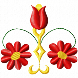 Flowers Embroidery Design 9 Flowers Embroidery Design 9